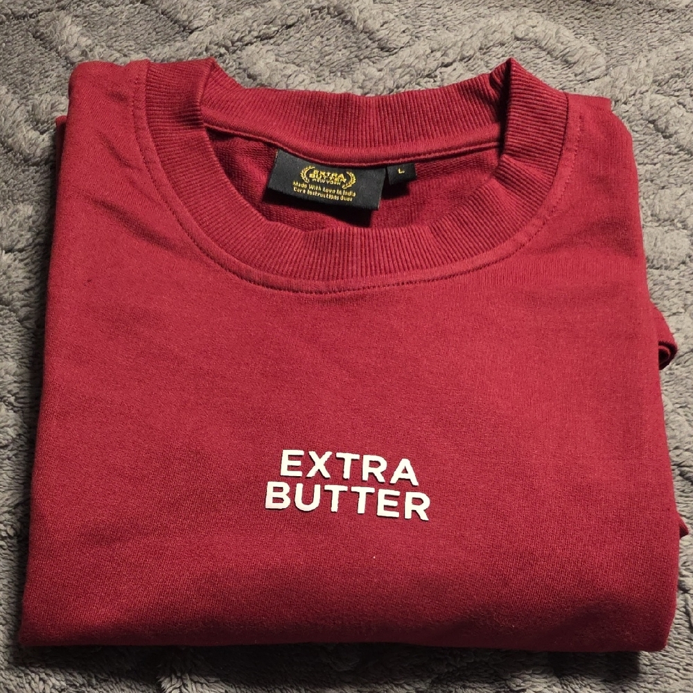 Extra Butter Cricket Tee, Large